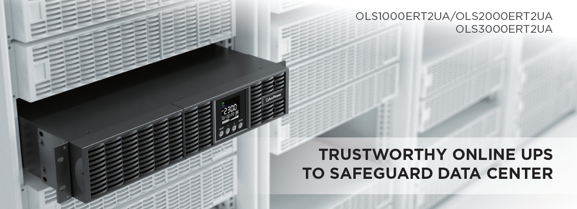 Cyberpower OLS series - the best quality online double conversion ups that offers the highest level of power protection.